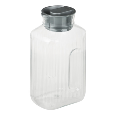 Кувшин с крышкой 1,5л TREND (11,8x8,5x22см), пластик