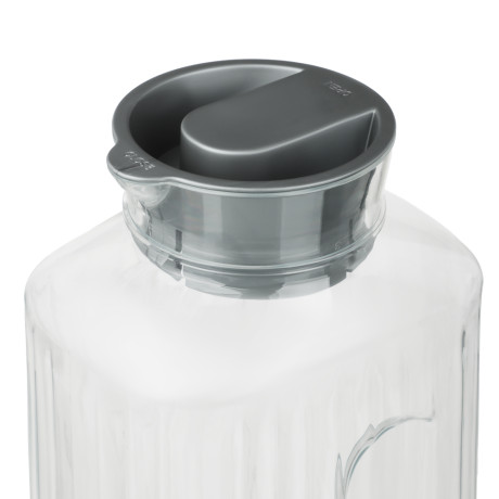 Кувшин с крышкой 1,5л TREND (11,8x8,5x22см), пластик