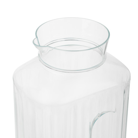 Кувшин с крышкой 1,5л TREND (11,8x8,5x22см), пластик