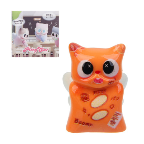 Игрушка фигурка "Модный кот", 5х5х3,5см, полистоун, микс