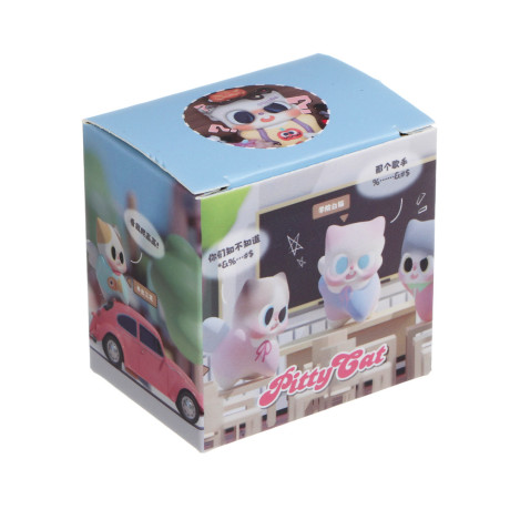 Игрушка фигурка "Модный кот", 5х5х3,5см, полистоун, микс