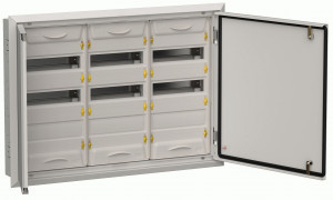 IEK TITAN 5 щит (корпус) метал. ЩРв-108 (3х36) 630х885х130 встраив сер IP54 TI5-50-V-3X036-31-7035