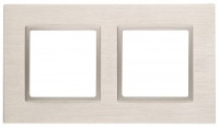 ЭРА 14 Elegance рамка СУ 2 мест.металл, шампань+шамп 14-5202-04 5824