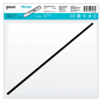 Gauss шинопровод наклад. 1-фазный 2м черный (с адаптером питания и заглушкой) TR104