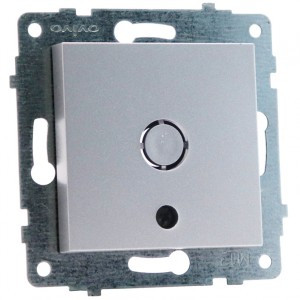 OVIVO мех. вывода кабеля СУ 1 мест. серебро (ко всем рамкам) 600-000310-241