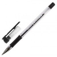 Ручка шарик. BRAUBERG "X-Writer", узел 0,7мм, линия 0,35мм, рез. упор, черная, 142404