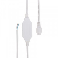 Шнур питания д/гирлянд ул. (б/вилки) 660W 3А 1,5м IP65 провод белый 315-004 Neon-Night