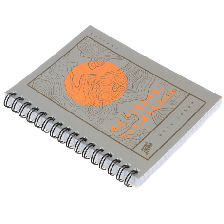 Блокнот Русские Супергерои, 105х140 мм, 80л, клетка, мягкий переплет, спираль, в ассортим.