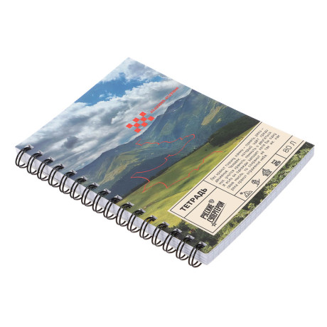 Блокнот Русские Супергерои, 105х140 мм, 80л, клетка, мягкий переплет, спираль, в ассортим.