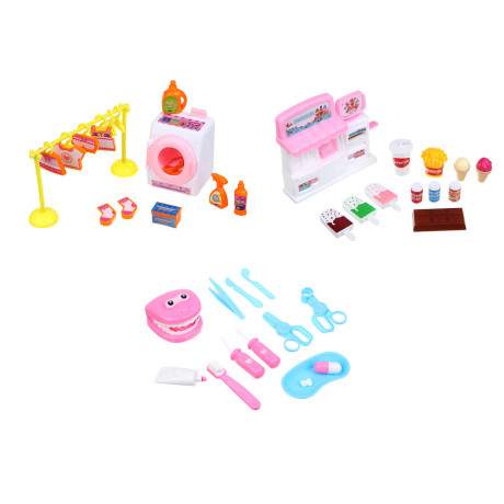 ИГРОЛЕНД Набор игровой "Играем в магазин", PP, ABS, 22х6,5х27, 3 дизайна