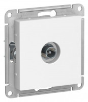 Systeme Electric AtlasDesign мех. роз. TV СУ 1 мест. бел. (окон. RG6, 1dB) ATN000191 (10!)