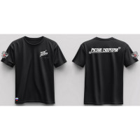 Футболка РСГ классическая из хлопка 160 черный 52/XL (Размер XL), шт