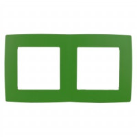 ЭРА 12 рамка СУ 2 мест., зеленый, 12-5002-27 9645