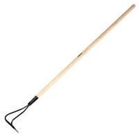 Мотыга стальная, 170 х 45 х 1380 мм, деревянный черенок, Сибртех