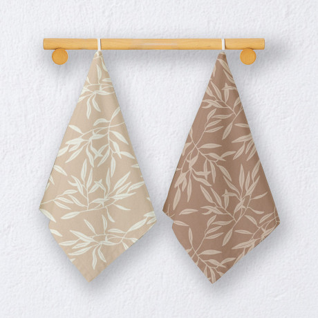 PROVANCE Мосс Полотенце кухонное, 40х60см, 100% хлопок, цветы, 2 дизайна