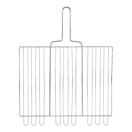 Решетка-гриль 300 х 400 х 65 мм, объемная, хромированная Sparta