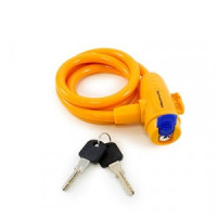 АВАНГАРД ВС-Т10 (1000 мм) ТЕХНО ОРАНЖ замок навесной с тросом (d=10мм) длина 1м (велосипедный)