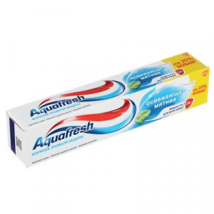 Зубная паста АКВАФРЕШ 3+ освежающе-мятная, 125 мл