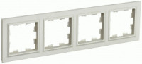 IEK BRITE Рамка СУ 4 мест. РУ-4-БрКр беж. BR-M42-K10