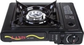 Газовая портативная плитка в кейсе с переходником