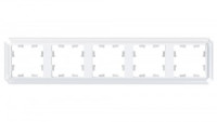 Systeme Electric AtlasDesign ANTIQUE рамка СУ 5 мест. БЕЛЫЙ ATN100105 (5!)