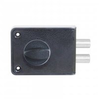 СТАНДАРТ Замок накладной Россия ЗН1-3-1С чёрный (16)