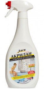 БАГИ Средство д/чистки сантехники (акрил. ванн, раковин, керамики) АКРИЛАН 400мл спрей 611065