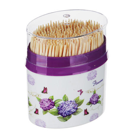 Зубочистки тм VETTA, бамбук, пластиковая упаковка, 300шт