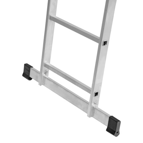 Лестница, 3 х 9 ступеней, алюминиевая, трехсекционная, Сибртех