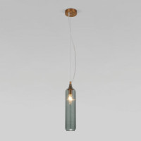 Eurosvet св-к подвес. 1x60W E14 355х80х1090 мет синий/латунь Siesta 50252/1 Умный дом a063659
