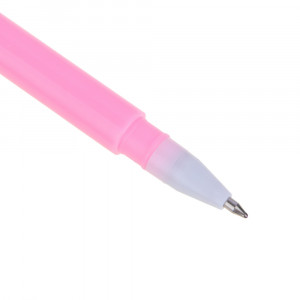 Ручка шариковая синяя, наконечник в форме единорога, подсветка, 4 цвета корпуса