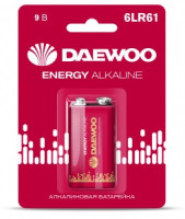 Э/п Daewoo Energy Alkaline 6LR61/6LF22 BL1