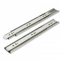 Направляющие шариковые 45-350 хром с доводчиком /14&quot;/ (комплект 2шт, цена за комплект)(20) StahlBuro