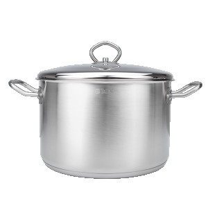 Кастрюля нерж сталь с крышкой 8л d=26см h=16,5см, индукция TR-17311 TalleR