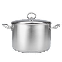 Кастрюля нерж сталь с крышкой 8л d=26см h=16,5см, индукция TR-17311 TalleR