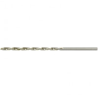 Сверло по металлу, 3.5 х 110 мм, полированное, удл, HSS, 10 шт, цилиндрический хвостовик Matrix