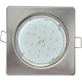 Ecola GX53 H4 Квадрат плоский св-к  Сатин-Хром 41x106 FS53N4ECB (10!)