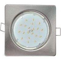 Ecola GX53 H4 Квадрат плоский св-к  Сатин-Хром 41x106 FS53N4ECB (10!)