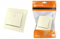 TDM Лама кнопка звон. СУ 1 кл. 6А сл. кость (10!) SQ1815-0108