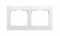 Smartbuy Венера Рамка 2 мест. горизонтальная белая  (SBE-01w-00-FR-2)