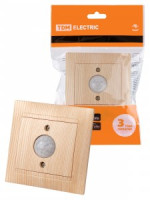 TDM Лама выкл. СУ с датчиком движения 10А сосна SQ1815-0348