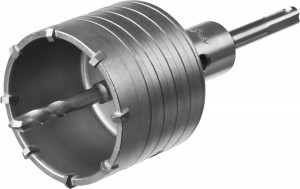 Коронка STAYER "PROFI" буровая в сборе, SDS-plus хвостовик, d=73мм