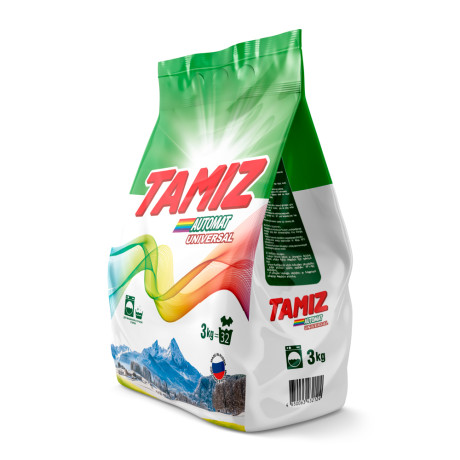Стиральный порошок TAMIZ автомат универсал п/э, 3 кг