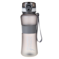 SILAPRO MAX Бутылка спортивная с замком, ULTIMATE GREY, 600мл, РС, силикон