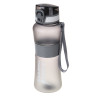 SILAPRO MAX Бутылка спортивная с замком, ULTIMATE GREY, 600мл, РС, силикон