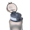 SILAPRO MAX Бутылка спортивная с замком, ULTIMATE GREY, 600мл, РС, силикон