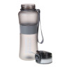 SILAPRO MAX Бутылка спортивная с замком, ULTIMATE GREY, 600мл, РС, силикон