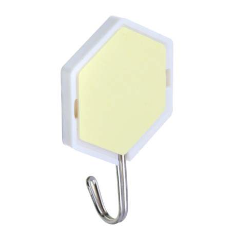 Крючки самоклеящиеся тм VETTA Белый мрамор, пластик, металл, 2 шт