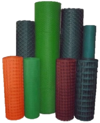 Решётка садовая пластиковая 90х90мм, цвет зелёный/хаки, рулон 1м х 20м