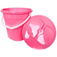 Ведро 7л ЛАЙТ фуксия с крышкой (Д267*259мм) Беларусь 321823